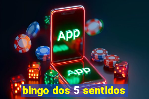 bingo dos 5 sentidos